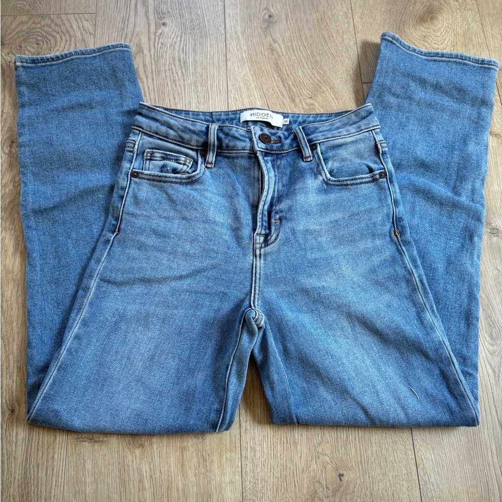 Hidden Los Angeles Women's Straight Leg Jeans - Blue